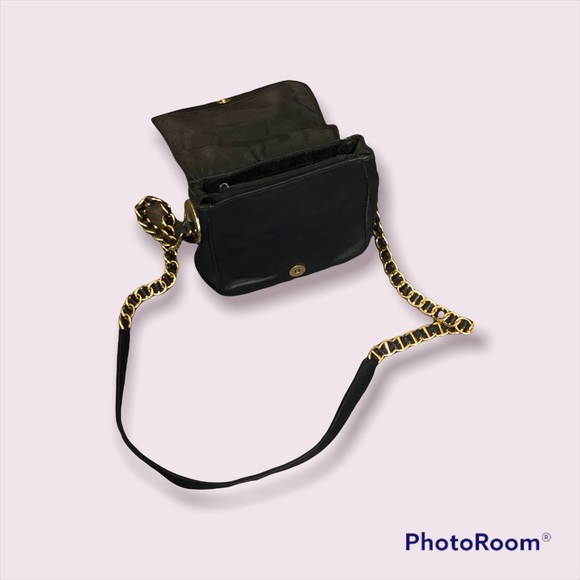 L.J.S. COLLECTION Cross Body Black Leather Purse - Picture 2 of 6